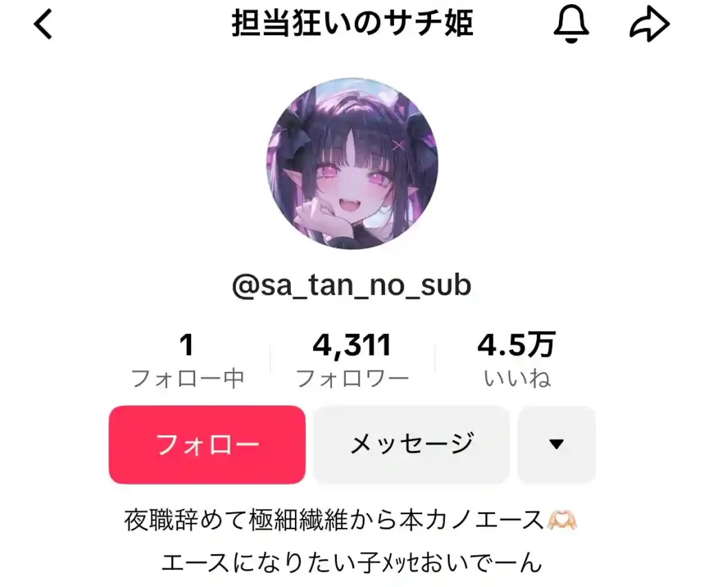 0126AC4C-B89E-4FAA-9714-9007244DF158 - 競艇お姉さんありさちゃん! 競艇インフルエンサー『勝ち組姫のさーたん』のTikTokのアカウントのキャプ