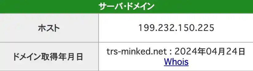2025-10-29 1639の画像 - 競艇お姉さんありさちゃん! 競艇予想サイト『競艇サンダーバード』のIPアドレスの検索結果のキャプ
