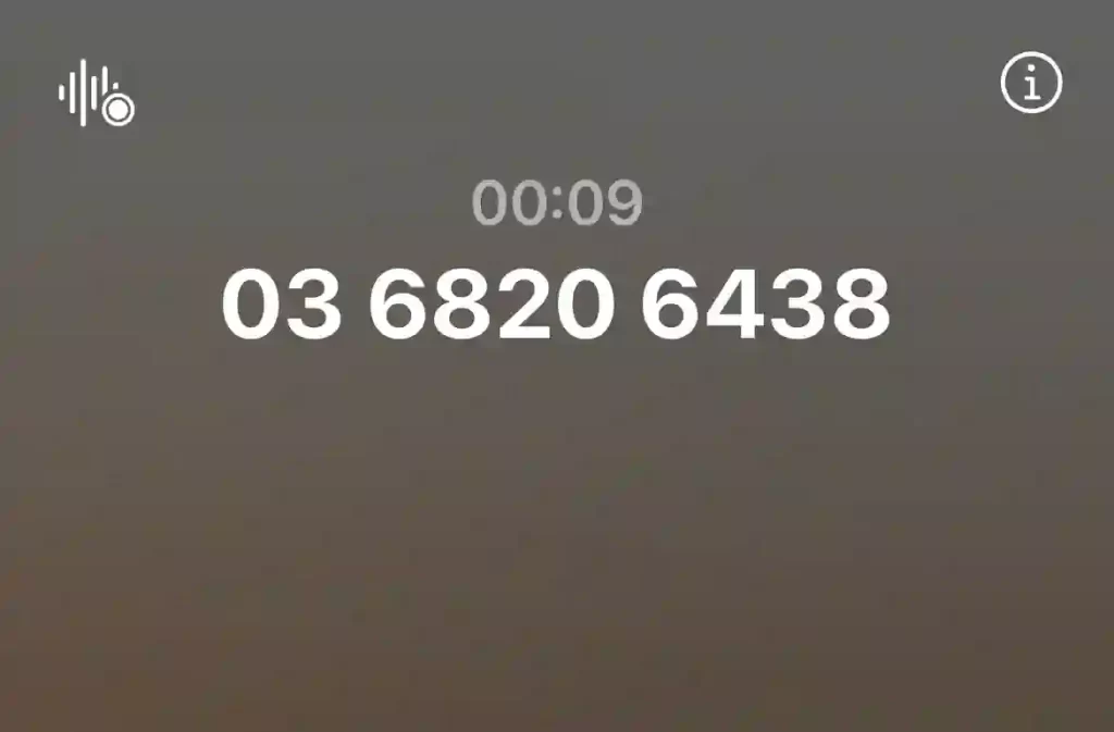 2A52E234-6EA9-4DDE-94D9-D2DE9E43267C - 競艇お姉さんありさちゃん! 競艇予想サイト「ボートアクティブ」の特商法に載ってる電話番号にかけた時のキャプション