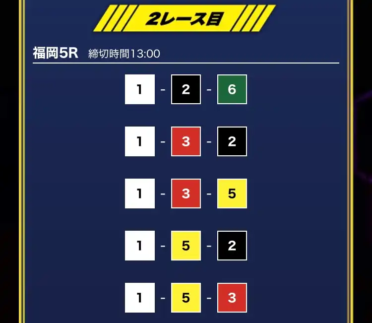 IMG_0101 - 競艇お姉さんありさちゃん! 競艇予想サイト『BOAT PLAZA(ボートプラザ)』で販売されている予想プランの買い目のキャプ