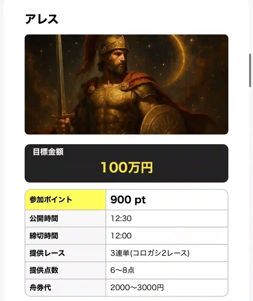 14D9BC4D-B925-4EA9-96BF-13D002234EF3 - 競艇お姉さんありさちゃん! 競艇予想サイト「Mr.BOAT(ミスターボート)」のアレスキャプション