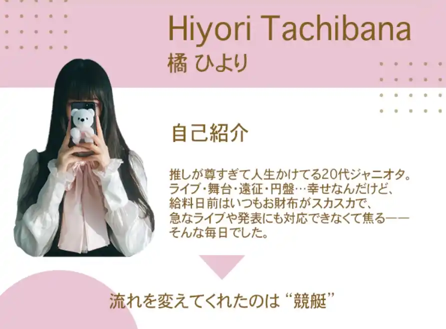 2025-12-26 1326の画像 - 競艇お姉さんありさちゃん! 競艇投資家『橘ひより』の広告LP内のキャプ