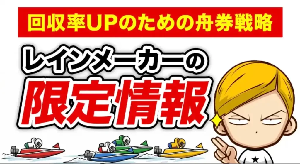 2026-01-09 1045の画像 - 競艇お姉さんありさちゃん! 競艇投資家『レインメーカー』の広告LPのキャプ